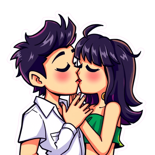 Emoji kiss