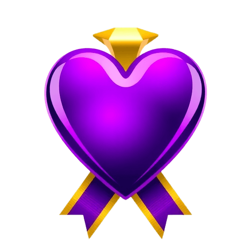 Emoji Heart with Ribbon