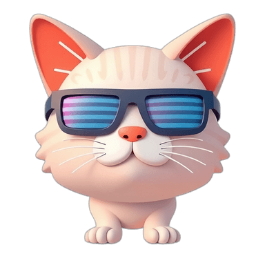 Cat with Cane