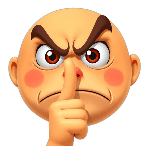 Emoji Silent Frown