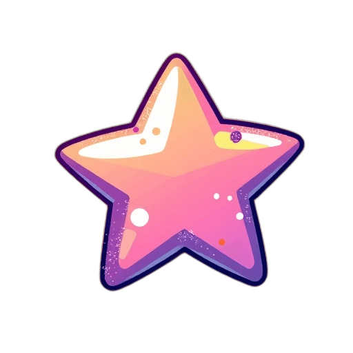 Emoji Star with Sparkles