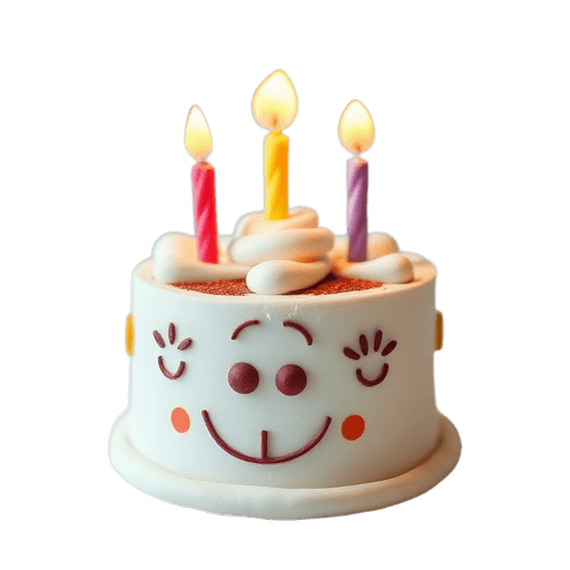 Handmade 3D emoji style